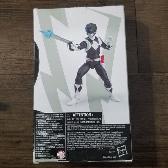 Power Rangers Lightning Collection Mighty Morphin Power Rangers Black Ranger - Picture 2 of 5